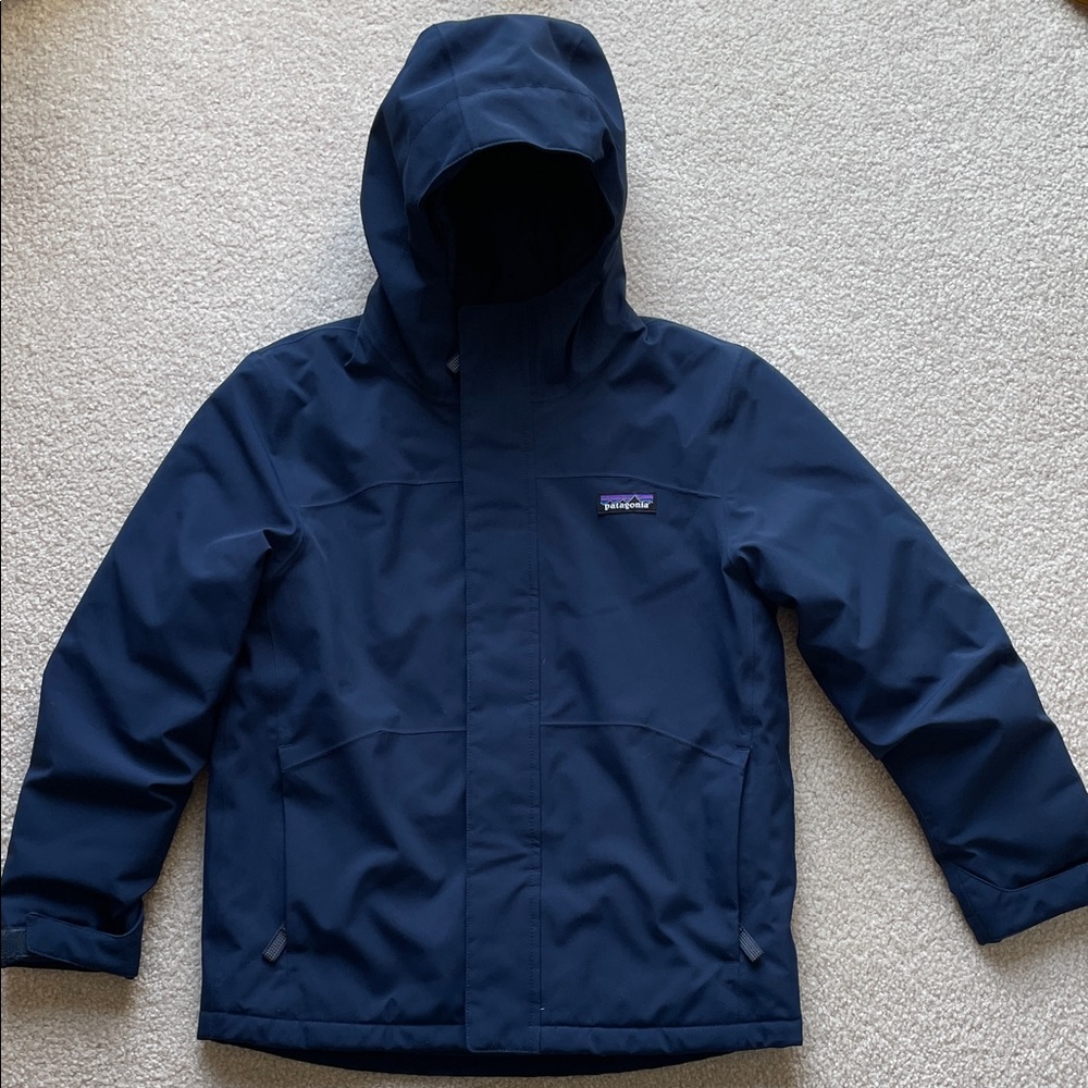 Patagonia Kids Size S (7-8) Dark Blue Outdoor Jacket. Very good used condition.